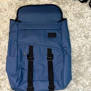 Origaudio Finley Mill Collection Backpack Blue 19.5L Engraved Forrester NWT